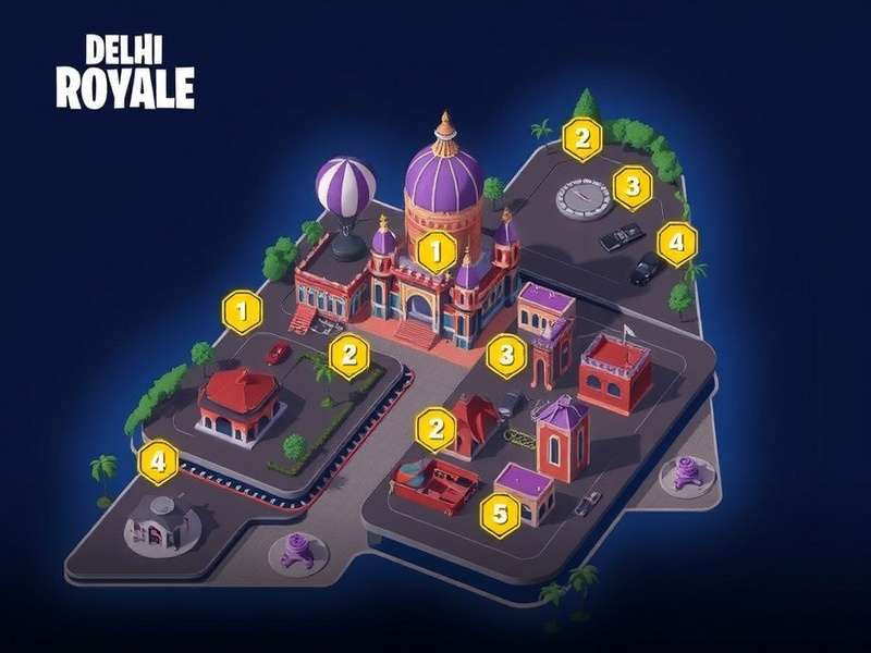 Delhi Royals Battle Royale Map
